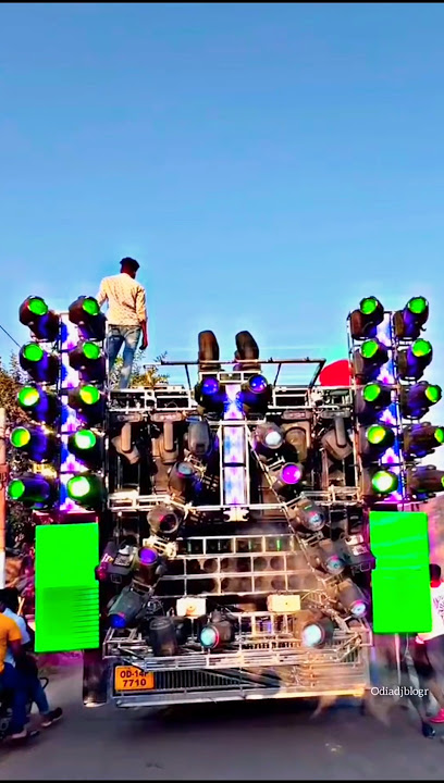 green professional dj new setup re light #odiadjblogr1 #odiadj #odiasong