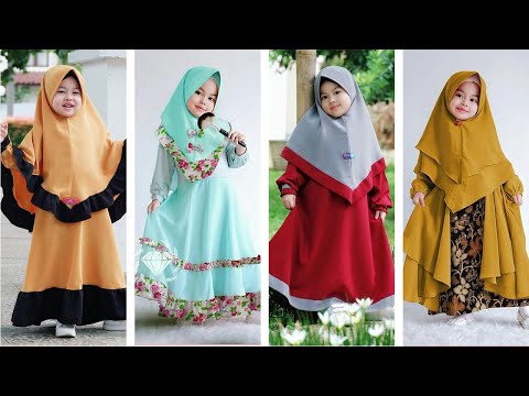 Hijab outfits for cute Muslim baby girl