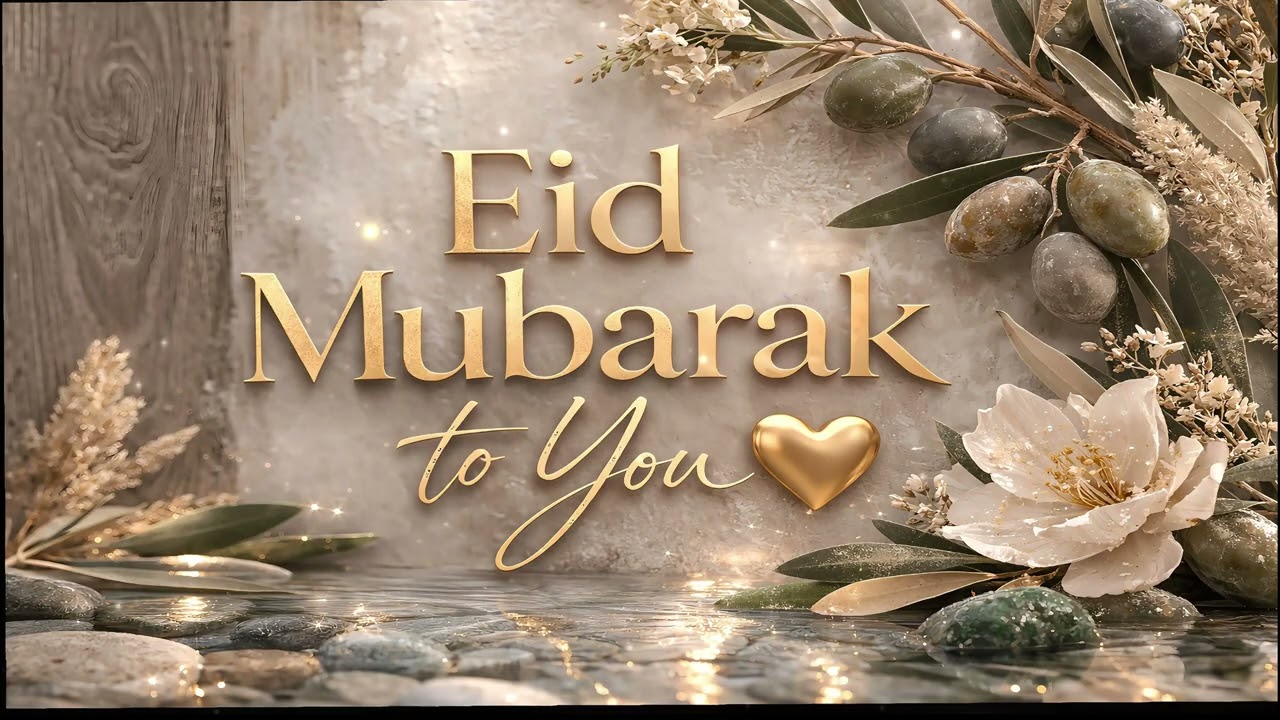 Eid Mubarak Golden Olive Garden | Luxury Islamic Ambience UHD | Amarno_AM | #13