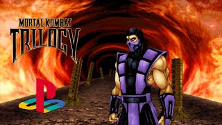 Mortal Kombat Trilogy Playstation - Rain Playthrough Hd Retrogameup
