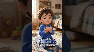 🥺💚 Adam Makes a Mistake… Will He Say Astaghfirullah 🤲Islamic Kids Short #muslimkids #islamickids