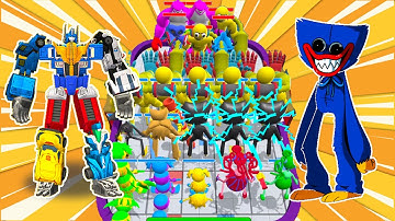 MAX LEVEL in Merge Master Blue Monster vs Superhero Robot Merge Master Game  | Merge Master Game