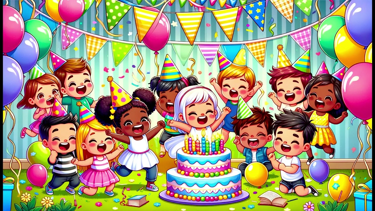 Kunterbunter Geburtstagsspaß – Ein fröhliches Kinderlied