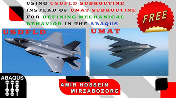 Using USDFLD Subroutine instead of UMAT Subroutine for Defining Mechanical Behavior in Abaqus