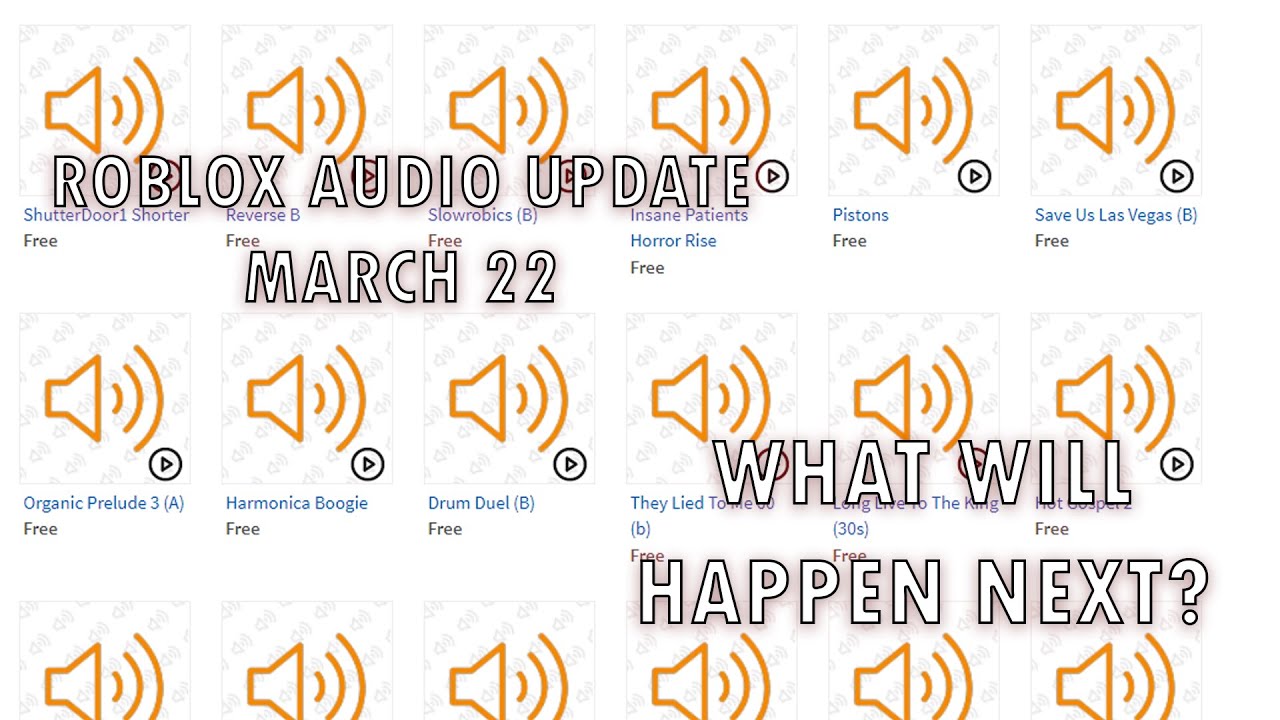Roblox Audio Update What Has Changed YouTube 