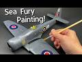 Supersize 1/32 Scale Hawker Sea Fury FB.11 from DBMK Build &amp; Review - Painting &amp; Decals - Part 5
