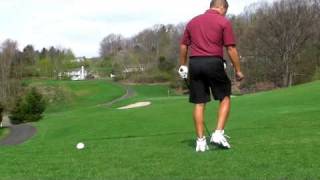 Golfing Great Gorge Hole1 Quarry with Mike Weiks Ray Wilner Joe Gladish