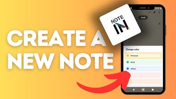 How to create a new note on Notein?