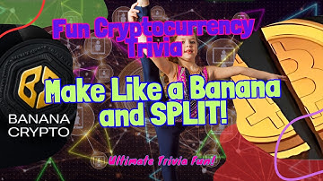 Fun Crypto Trivia: Make Like a Banana and SPLIT! #facts #factshorts  #crypto #quiz #trivia #EDM