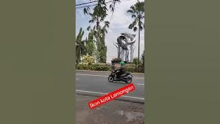 tugu ikan bandeng & ikan lele #ikon_kota_lamongan #short