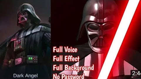 Script Skin StarWars Argus Darth Vader | No Password | Full Voice |