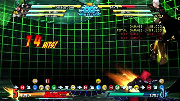 Doctor Doom Midscreen Shortened Buktooth Loop into Corner Combo