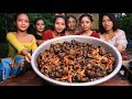 Amazing cooking 20 kg snails salad recipe with my family