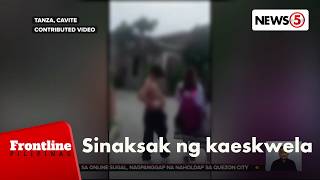 Estudyante, binugbog at sinaksak ng 3 lalaki | Frontline Pilipinas