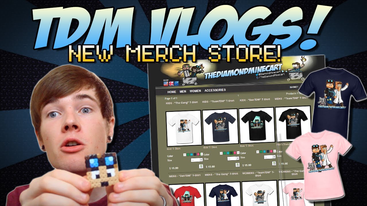 Tdm Vlogs New Merch Store Plus More Mail Time Episode 12