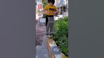 Rộng đựng cá, giỏ đựng cá 1,5m bằng thép, gấp gọn tiện lợi #4 #shorts  #fishing