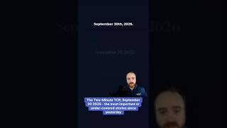The Two-Minute TCR, September 30 2026 - the most important or under-covered stories since yesterday