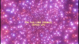 IDY Bran - On tha line (remix) [sped-up] (Official Visualizer)