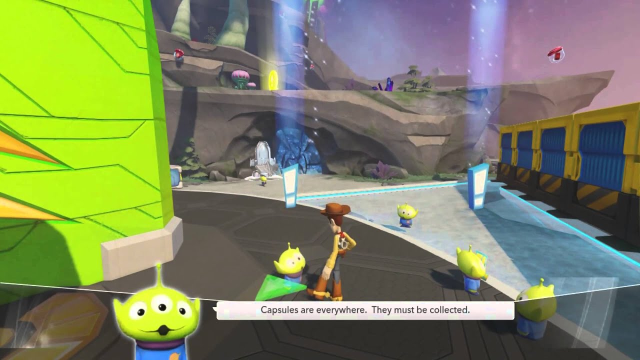 Disney Infinity Toy Story in Space HD Walkthrough Intro Woody Part