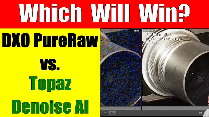 DXO Pure RAW contre Topaz DeNoise AI : Quel est le meilleur ?