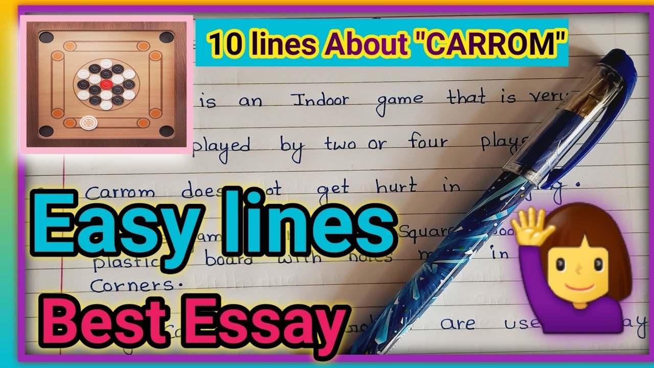 essay on carrom board in kannada language