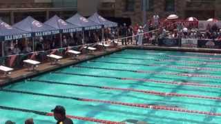 David Puczkowski won prelims heat in 2013 CIF-SS D1 Champs (50.25)