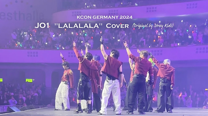 JO1 Cover（fan cam）｜락 樂" LALALALA" original by Stray Kids｜ KCON GERMANY 2024