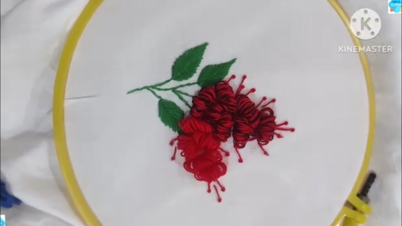 Simple Hand Work Flower Embroidery Designs|Beautiful Hand Embroidery Designs|Creative ...