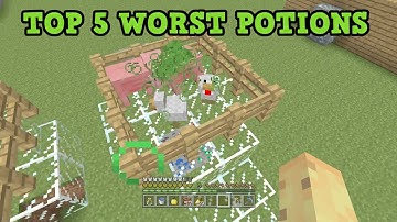 Minecraft Survival - Top 5 WORST POTIONS