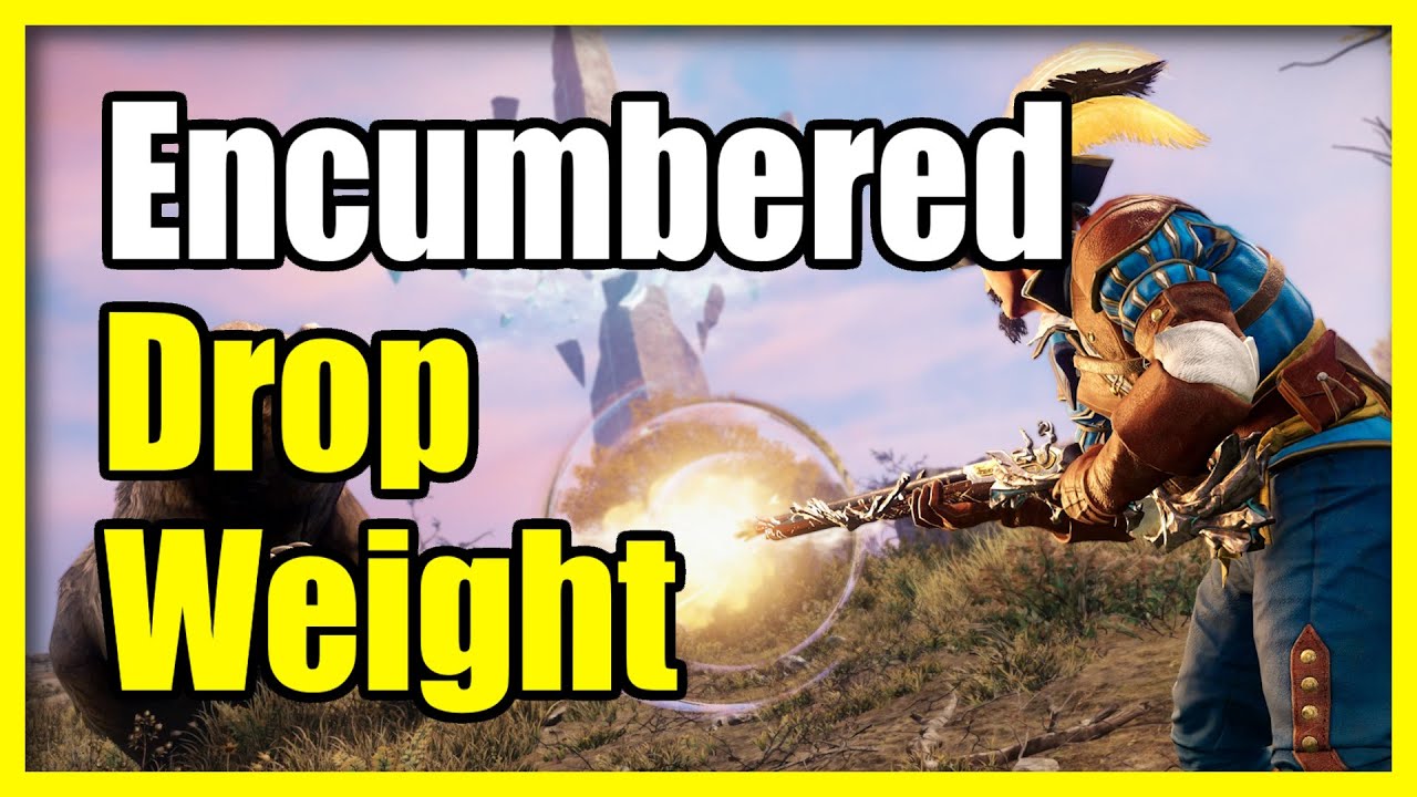 How to Drop weight if over encumbered and walking slow in New World ...