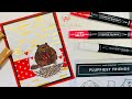 Sweet  simple card layout w su fluffiest friends  most adored dsp  how to fix an ink smudge