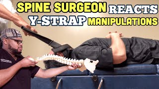 Epic Y Strap Neck Adjustment! #chiropractic #asmr #shorts #trending  #trendingshorts #adjustment 