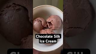 Homemade double chocolate silk ice cream #cooking