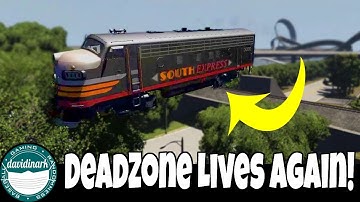 BeamNG Drive - Return to The Deadzone! BeamNG Drive map mod with trains on the tracks!