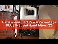 Review Cuisinart Power Advantage PLUS 9-Speed Hand Mixer, 220W-Motor Hand Blender Electric Mixer wit