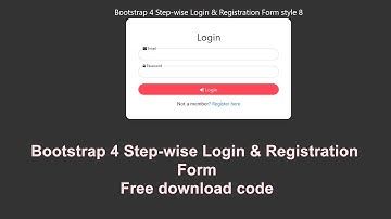 Admin Dashboard Responsive Login & Registration Form Using HTML CSS and Jquery | Download Free code