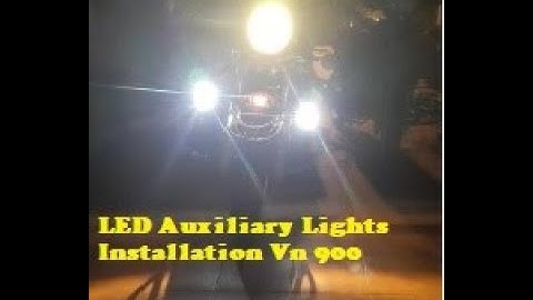 U5 LED Auxiliary Fog Light for Kawasaki VN 900 Classic (with Relay and Fuse)