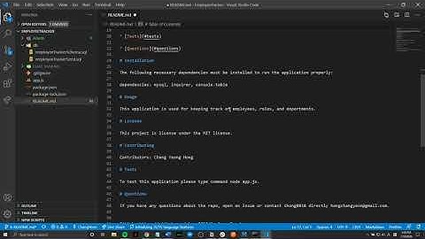Employee Tracker App - mySQL