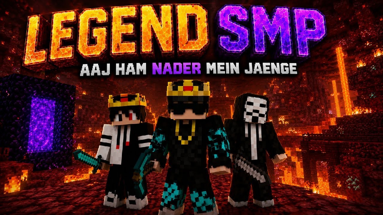 Minecraft Game Play  legend smp  s-2 || AAJ HAM NADER MEIN JAENGE
mobile PC donon ke liye available