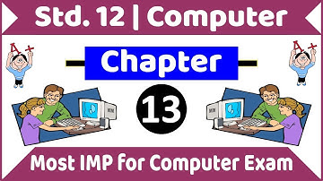 Std 12 Computer (Eng Med) Chap. 13 Most IMP MCQs for Board Exam