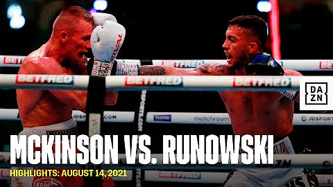 HIGHLIGHTS | Michael McKinson vs. Przemyslaw Runow...