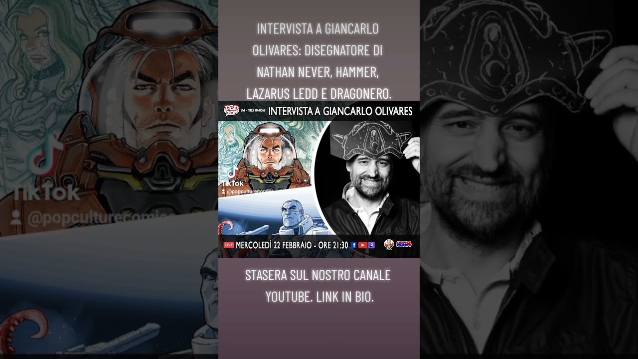 INTERVISTA A GIANCARLO OLIVARES: DISEGNATORE DI NATHAN NEVER, HAMMER, LAZARUS LEDD E DRAGONERO.