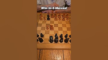 WIN in Just 6 Moves! #chess #chesstraps #chesstutorial #chesstactics #chesstricks #chessstrategy