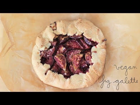 Vegan Fig Galette | Galette de higos vegana