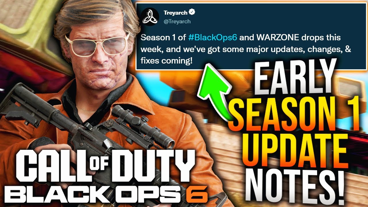 Black Ops 6: All EARLY SEASON 1 UPDATE PATCH NOTES & Changes Revealed ...