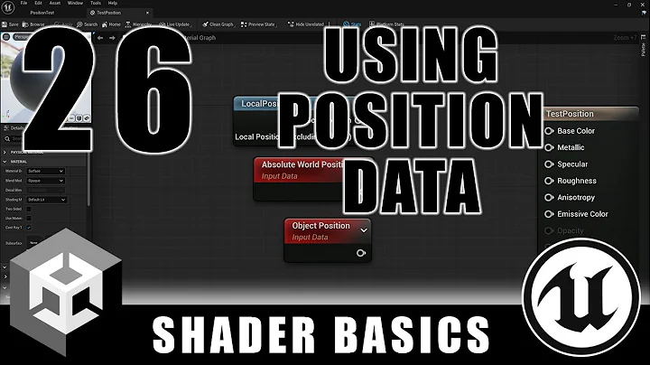 Using Position Data - Shader Graph Basics - Episode 26