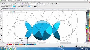 Golden Ratio Circles Logo Design Tutorial Using CorelDraw Tutorial
