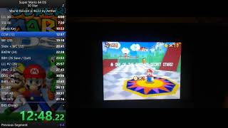Super Mario 64 DS 50 Star Speedrun in 56:31