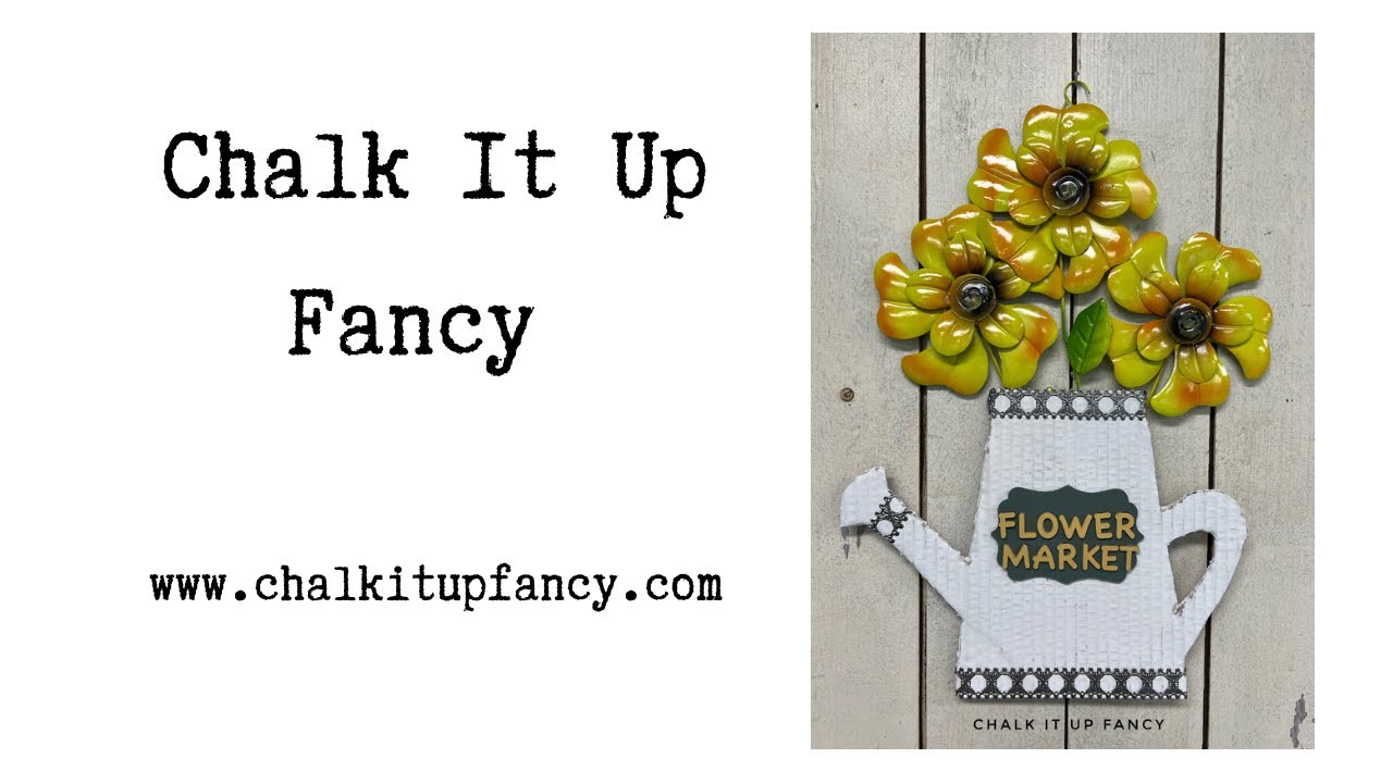 DIY Watering Can Floral Decor YouTube