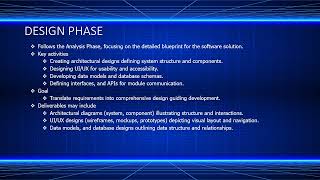 PROGRAM DEVELOPMENT CYCLE